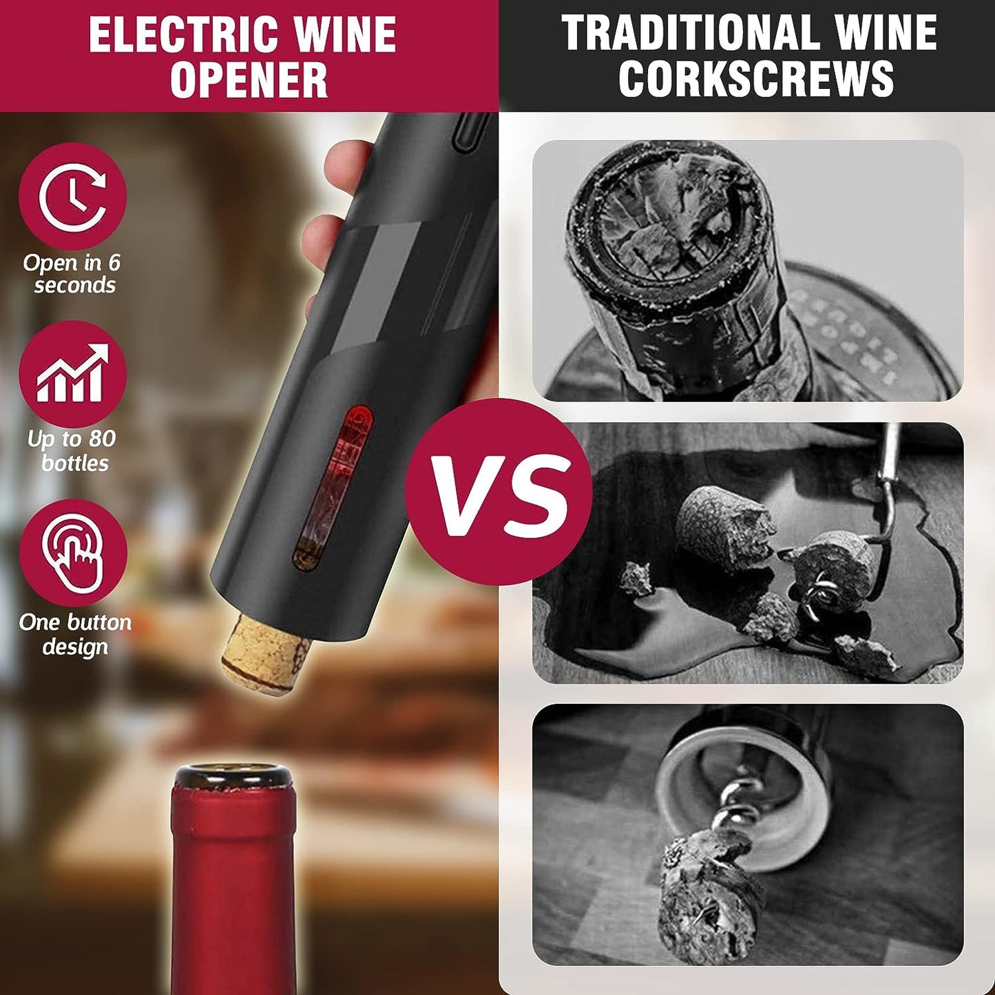 Rechargeable Electric Wine Opener