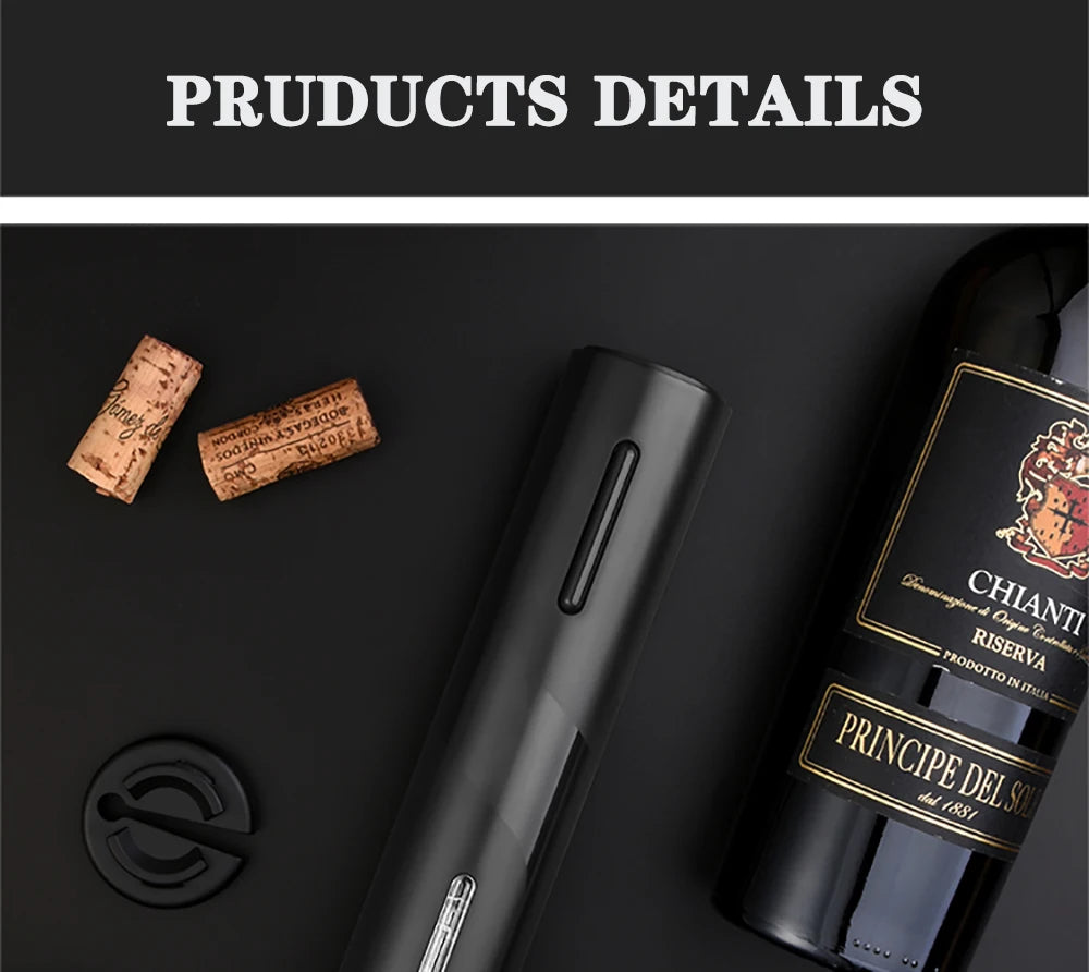 Automatic Electric Wine Bottle Opener - Kitchen Gadget