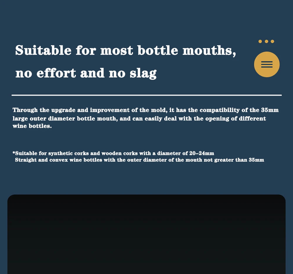 Automatic Electric Wine Bottle Opener - Kitchen Gadget