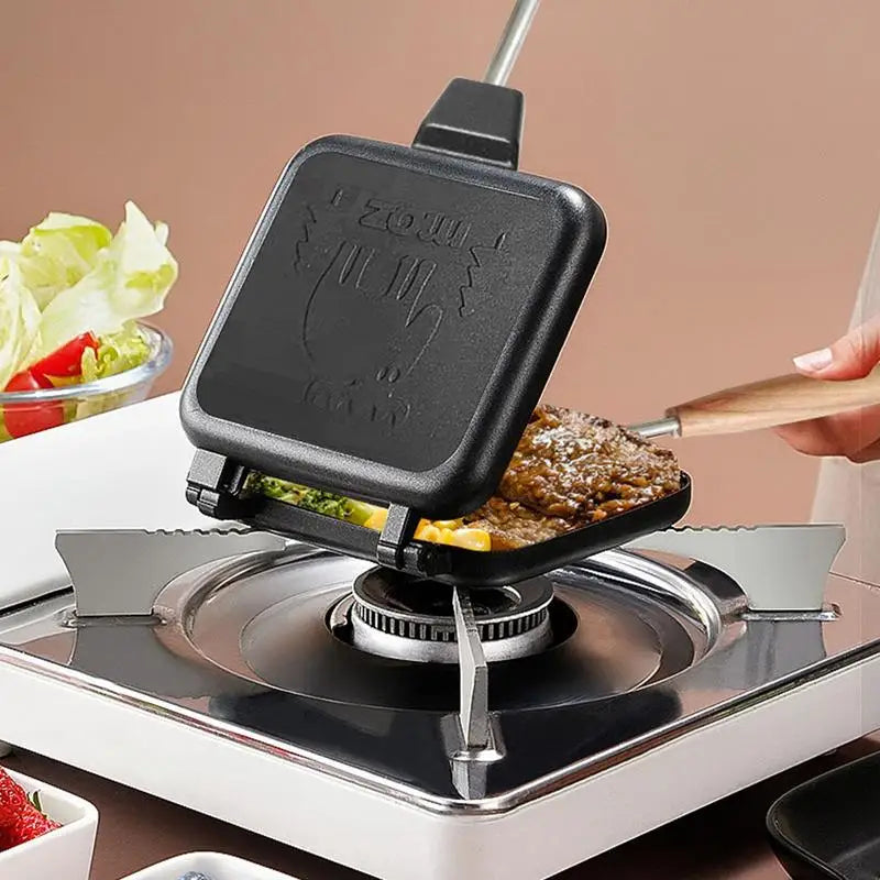 Portable Camping Sandwich Maker - Double Sided Toaster