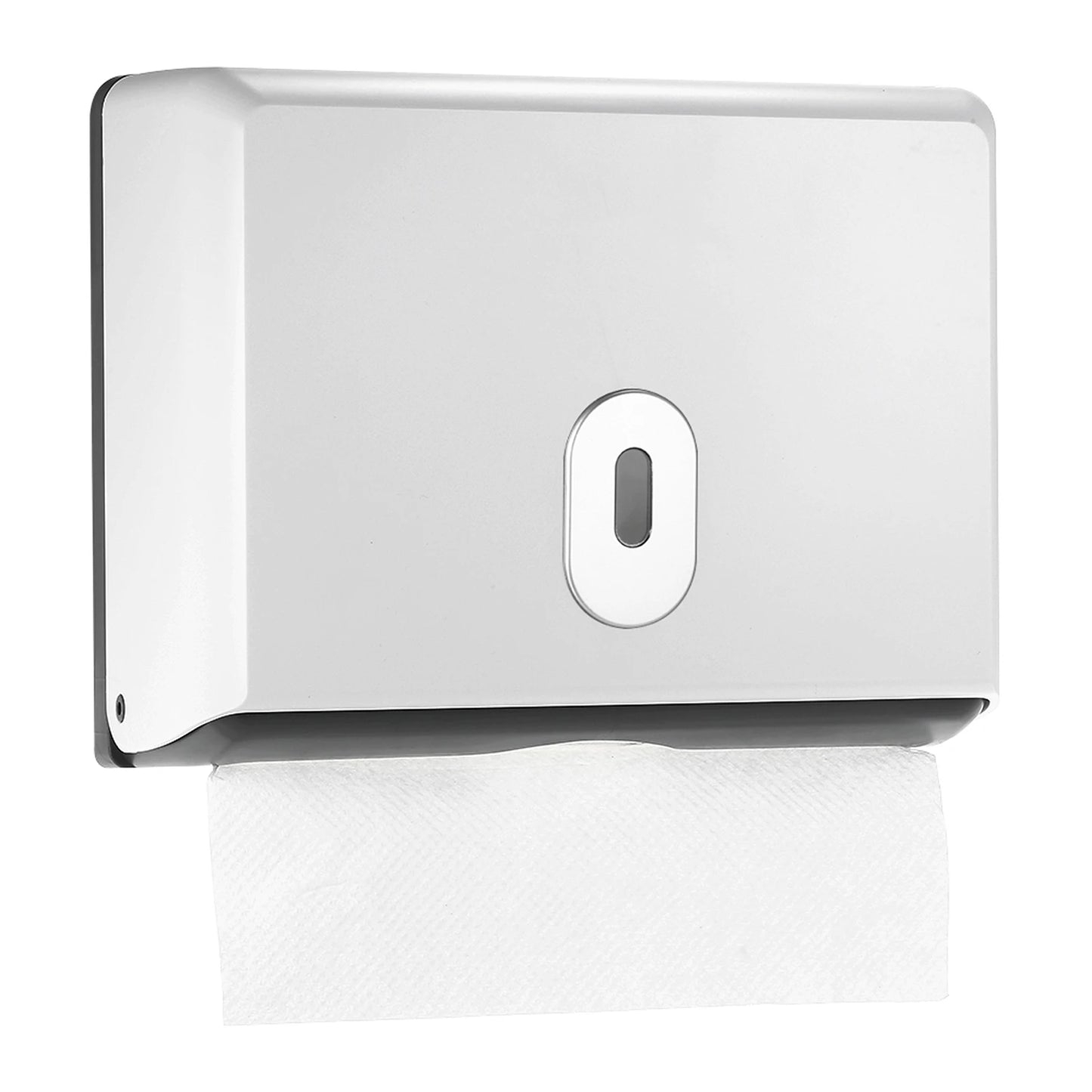 Wall-Mounted Tissue Dispenser – ABS Rectangular Paper Towel Holder | Bathroom, Home & Car Organizer for Multifold Tissues