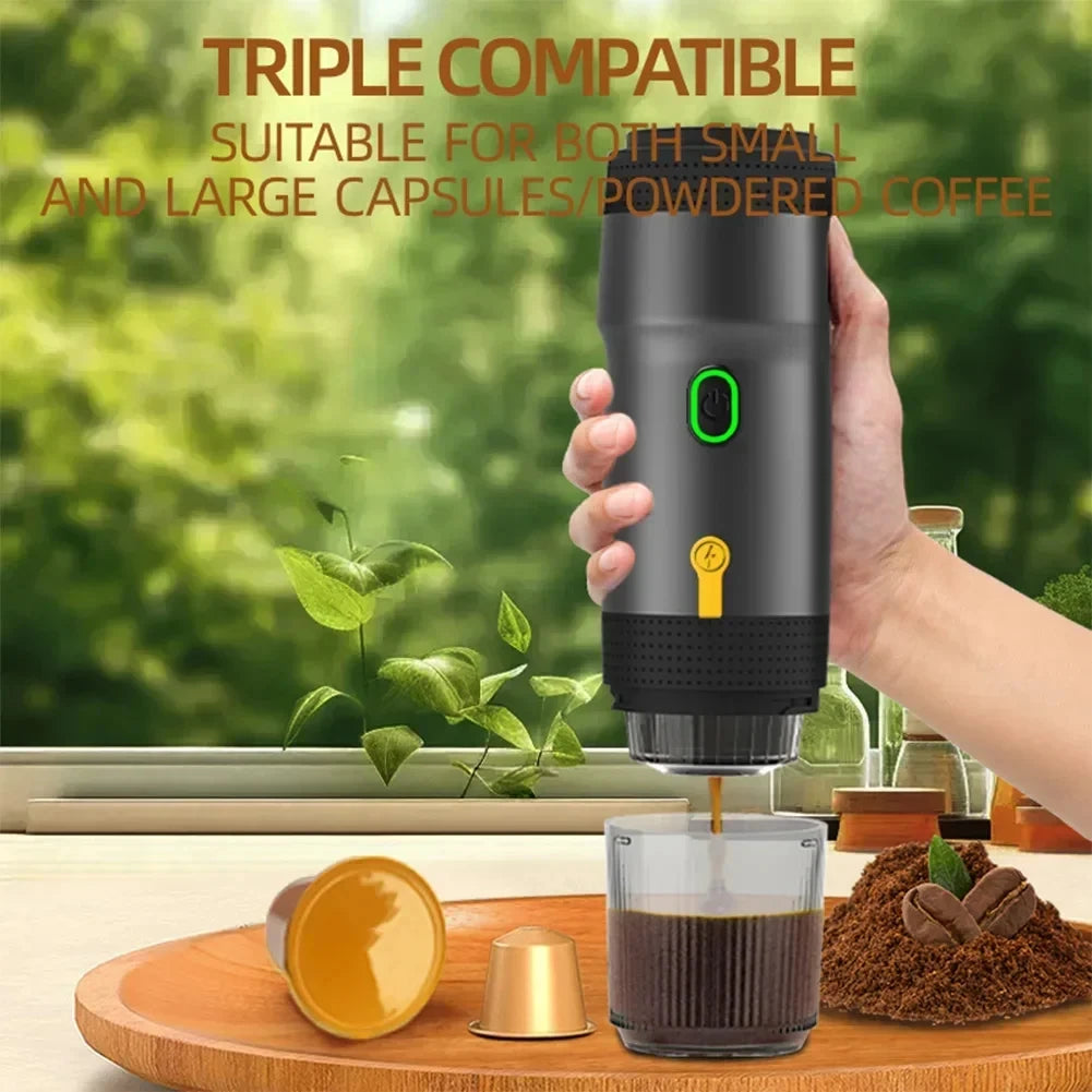 Portable Wireless Heating Coffee Maker - 60ml
