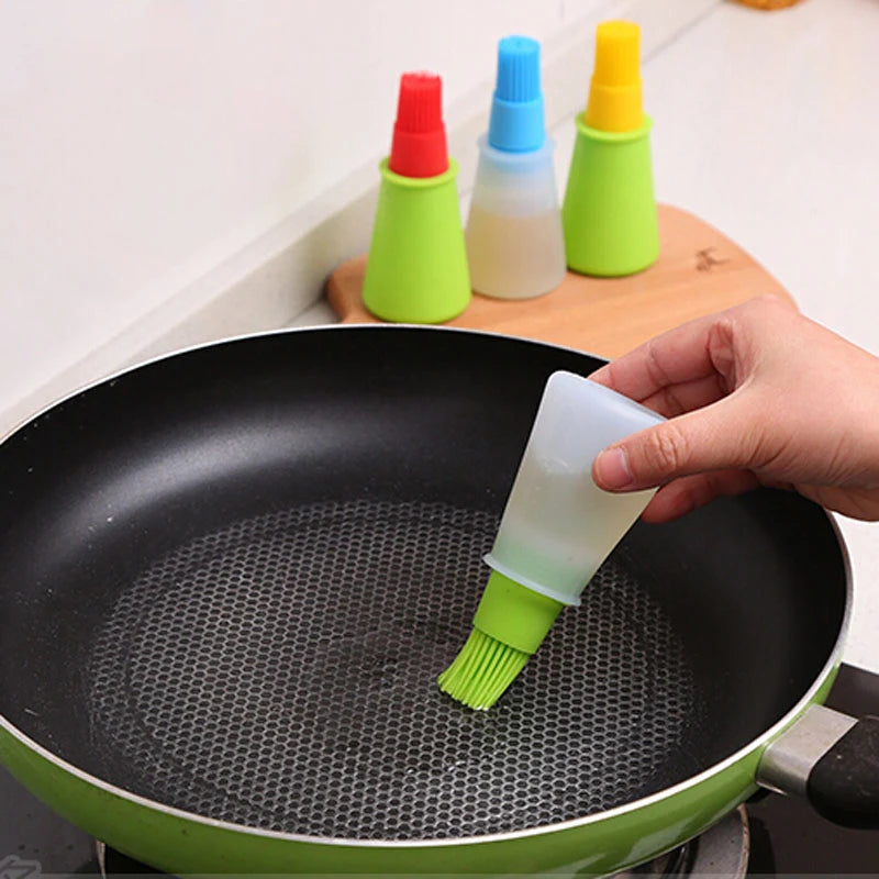 Heat-Resistant Silicone Oil Brush Basting Brush for Cooking