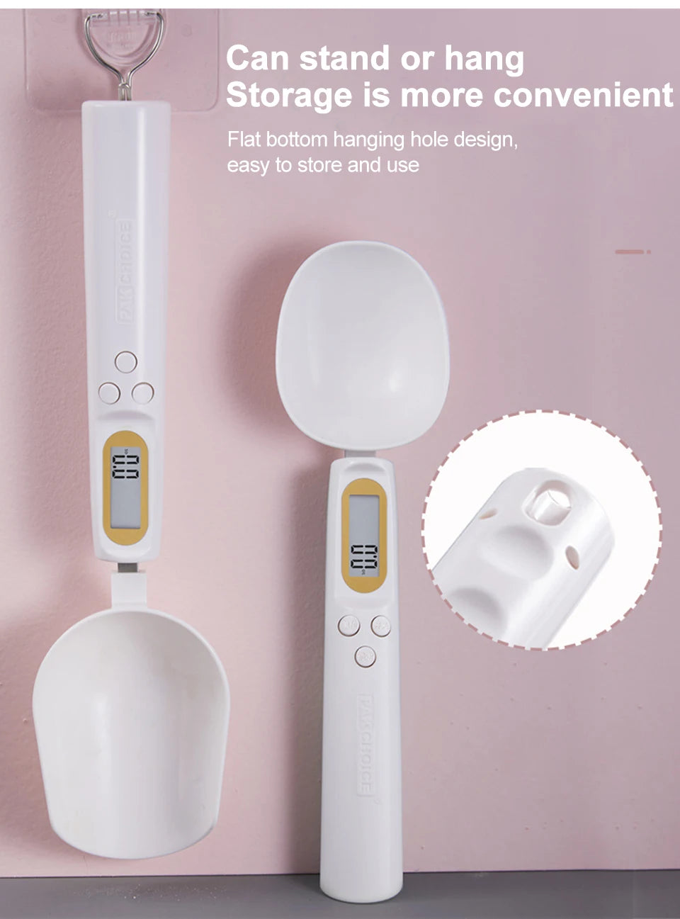 Digital Spoon Kitchen Scale | 500g 0.1g USB Rechargeable