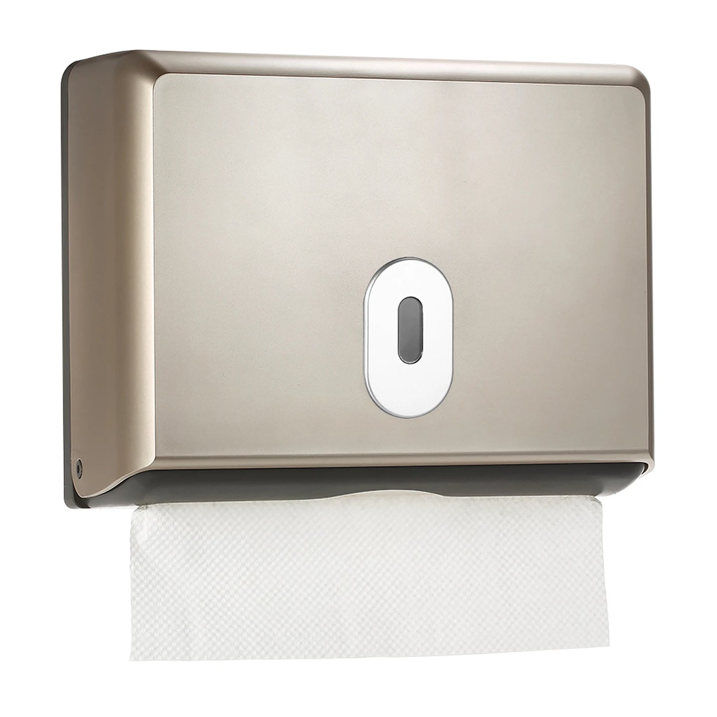 Wall-Mounted Tissue Dispenser – ABS Rectangular Paper Towel Holder | Bathroom, Home & Car Organizer for Multifold Tissues