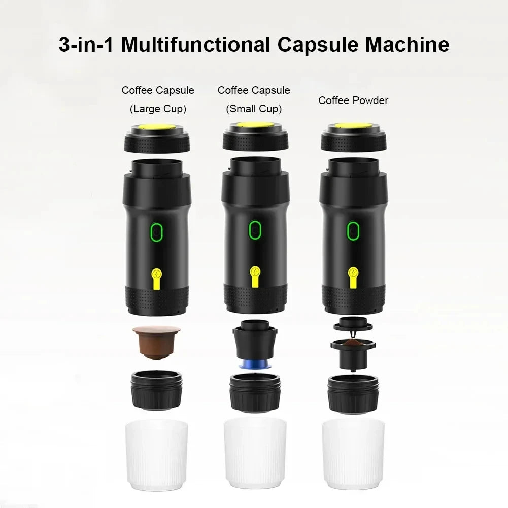 Portable Wireless Heating Coffee Maker - 60ml