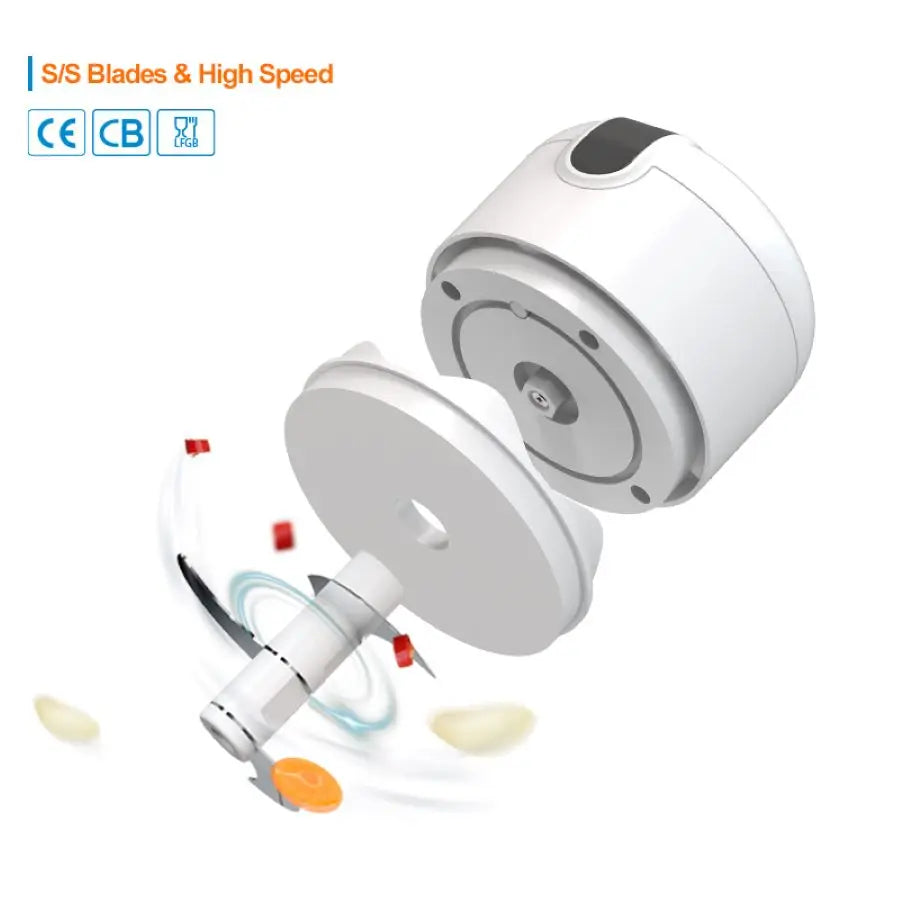 250ml Rechargeable Mini Electric Food Chopper – Portable Kitchen Garlic, Vegetable & Spice Blender | Small Food Processor
