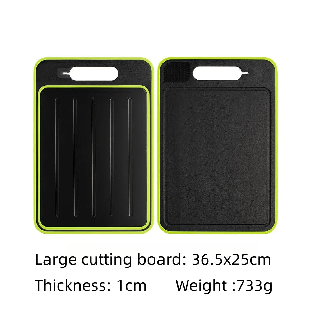 Double-Sided Cutting Board | Versatile & Non-Slip