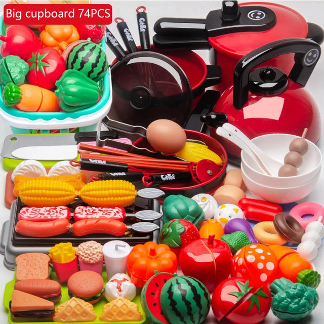 Kitchen Toy Set for Kids | Pretend Play Cooking Utensils