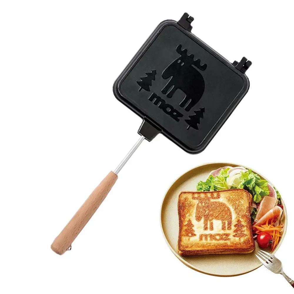 Portable Camping Sandwich Maker - Double Sided Toaster
