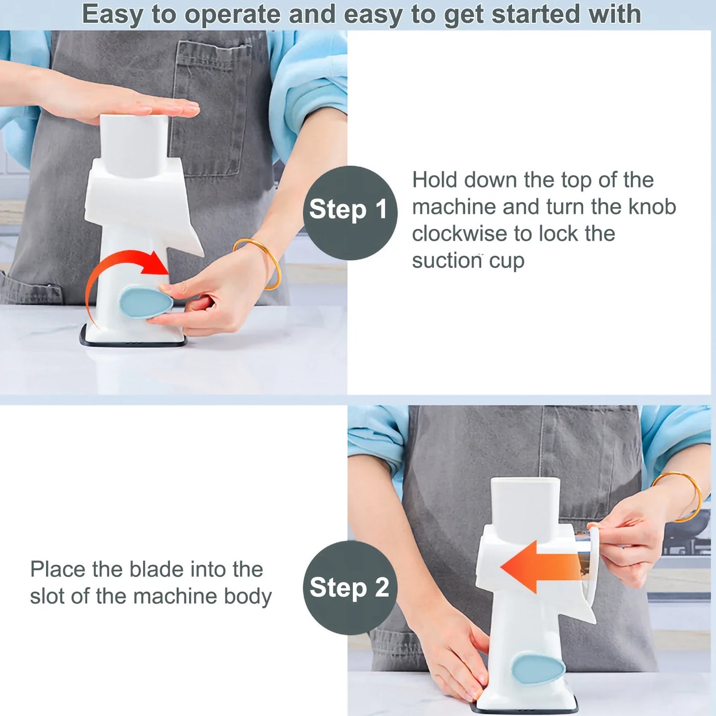 3 in 1 Cheese Grater - Fast Food Prep Tool