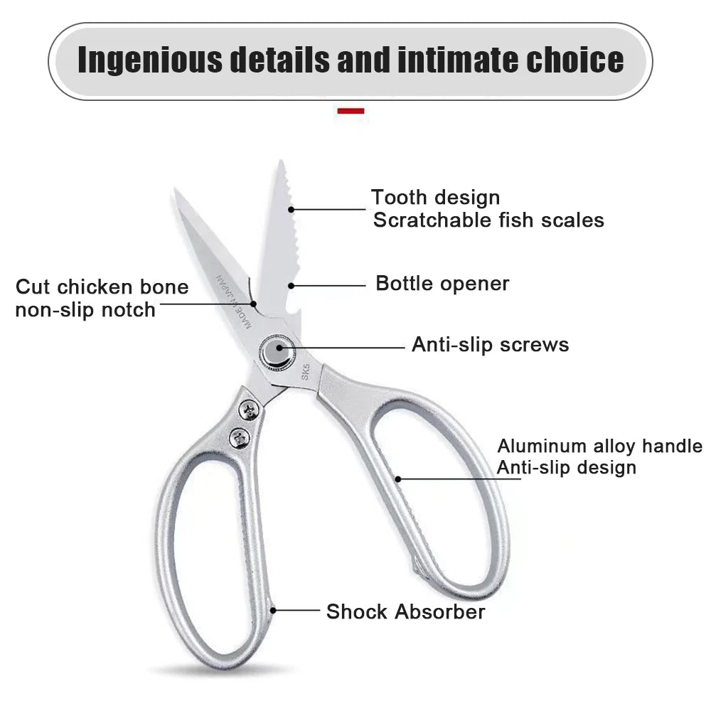 Heavy Duty Stainless Steel Kitchen Scissors