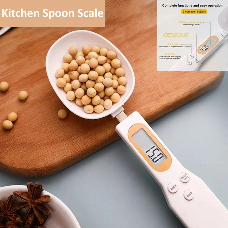 Digital Spoon Kitchen Scale | 500g 0.1g USB Rechargeable
