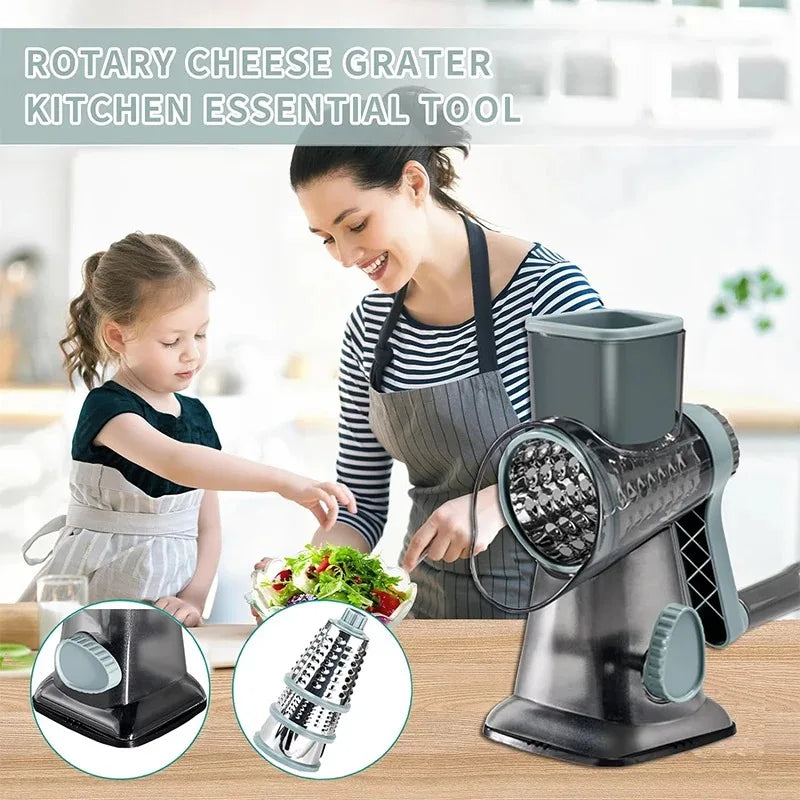 3 in 1 Cheese Grater - Fast Food Prep Tool