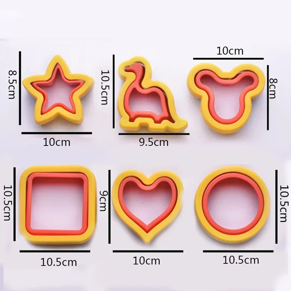 Fun-Shaped Sandwich & Cookie Cutter Set for Kids’ Lunches