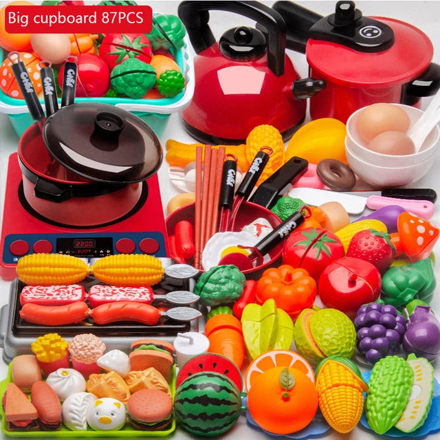 Kitchen Toy Set for Kids | Pretend Play Cooking Utensils