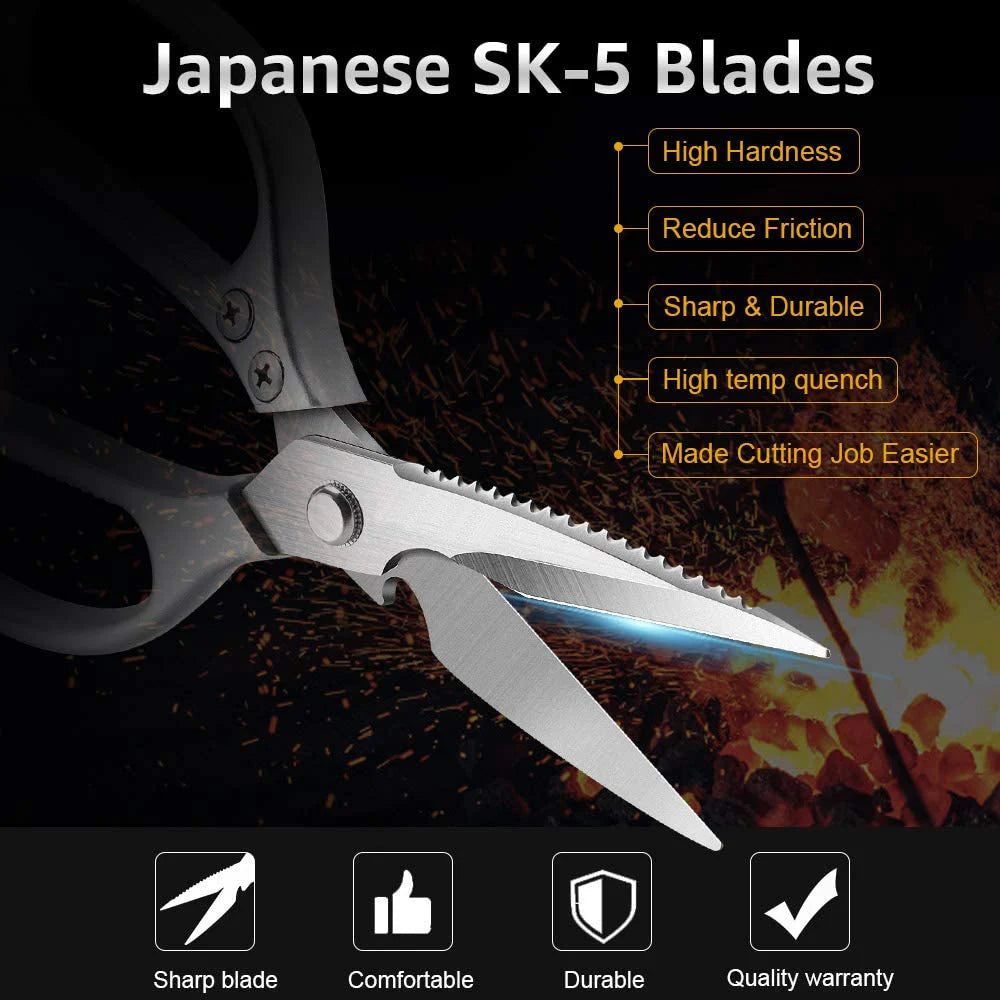 Heavy Duty Stainless Steel Kitchen Scissors