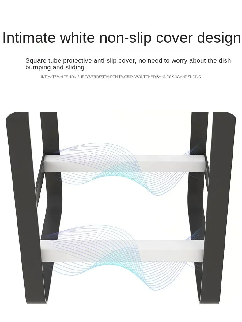 Dish Drying Rack for Plates, Bowls & Storage Accessories