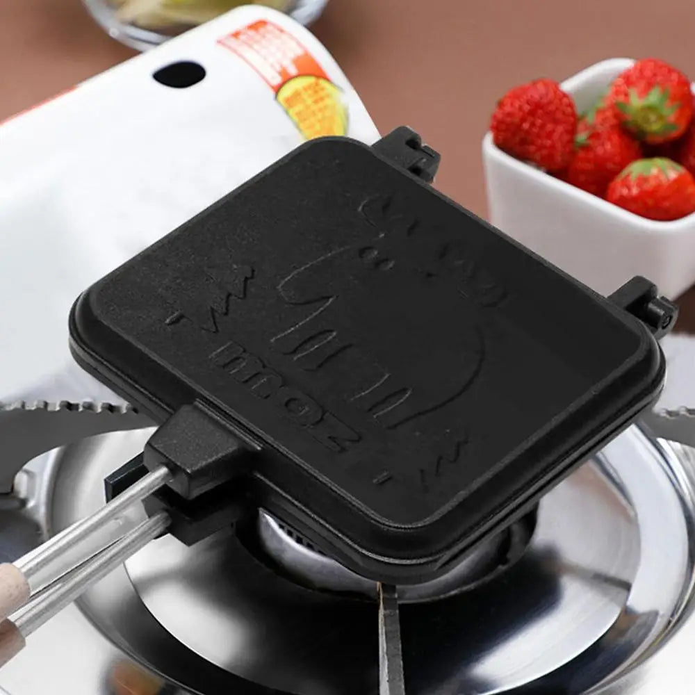 Portable Camping Sandwich Maker - Double Sided Toaster