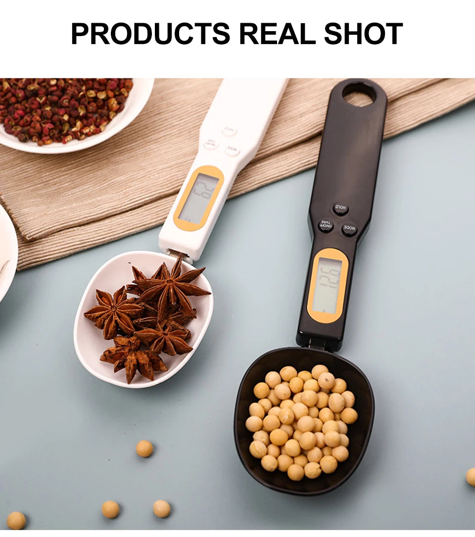 Digital Spoon Kitchen Scale | 500g 0.1g USB Rechargeable