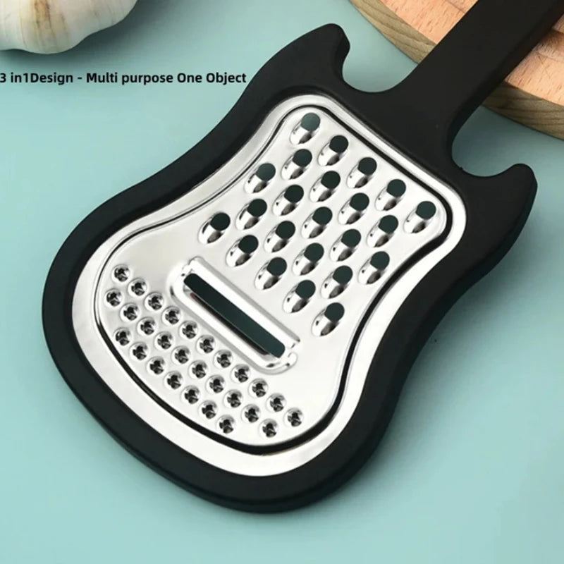 Multi-Functional Guitar-Shaped Stainless Steel Peeler