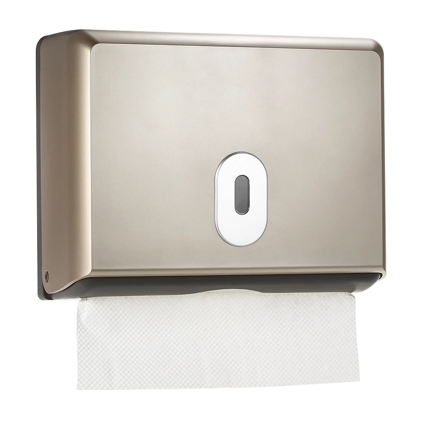 Wall-Mounted Tissue Dispenser – ABS Rectangular Paper Towel Holder | Bathroom, Home & Car Organizer for Multifold Tissues