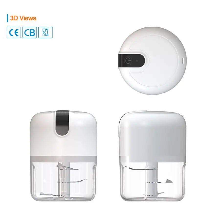 250ml Rechargeable Mini Electric Food Chopper – Portable Kitchen Garlic, Vegetable & Spice Blender | Small Food Processor