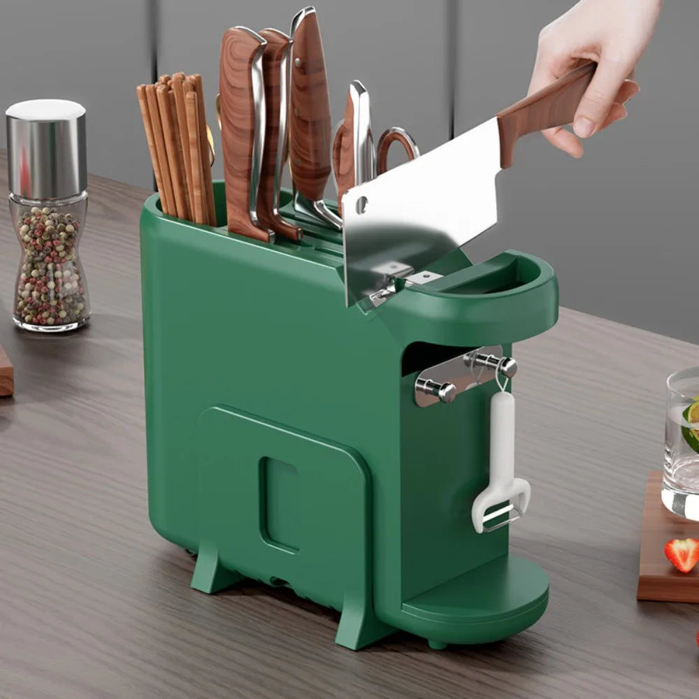 All-in-One Kitchen Knife & Utensil Storage Rack
