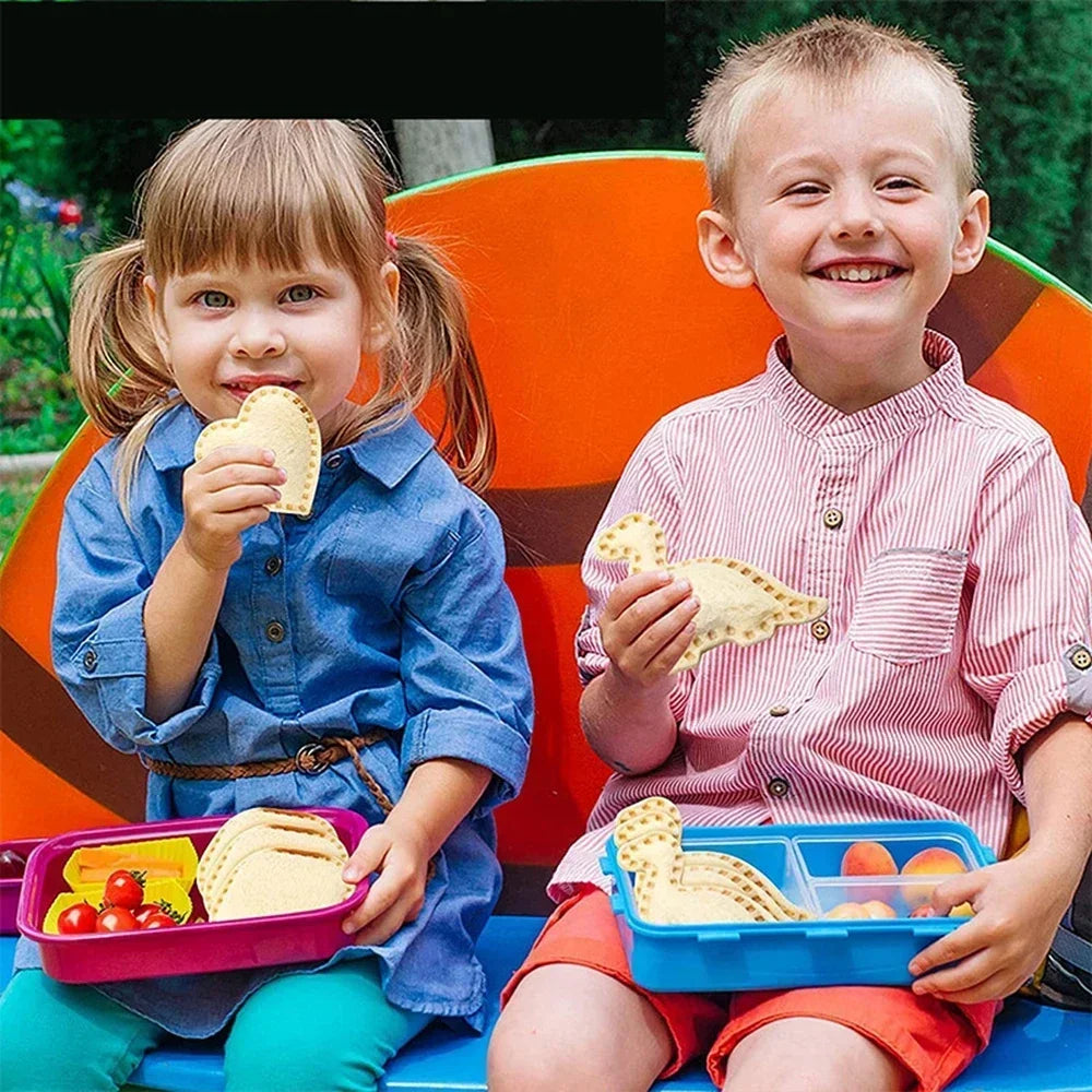 Fun-Shaped Sandwich & Cookie Cutter Set for Kids’ Lunches