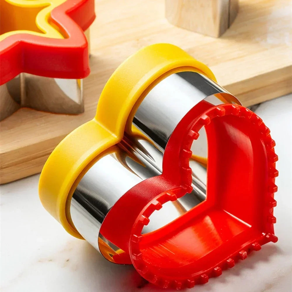 Fun-Shaped Sandwich & Cookie Cutter Set for Kids’ Lunches