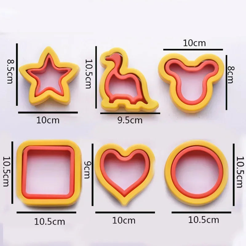 Fun-Shaped Sandwich & Cookie Cutter Set for Kids’ Lunches
