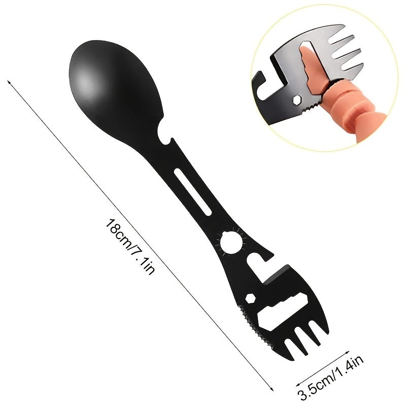 10-in-1 Multi-Functional Stainless Steel Spork Camping Tool