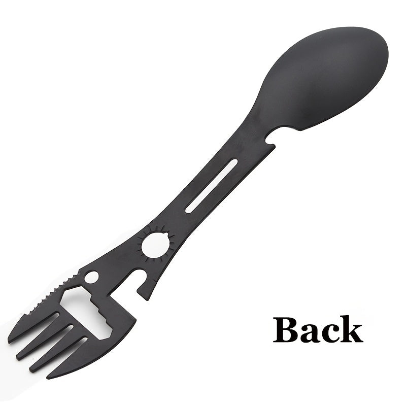 10-in-1 Multi-Functional Stainless Steel Spork Camping Tool