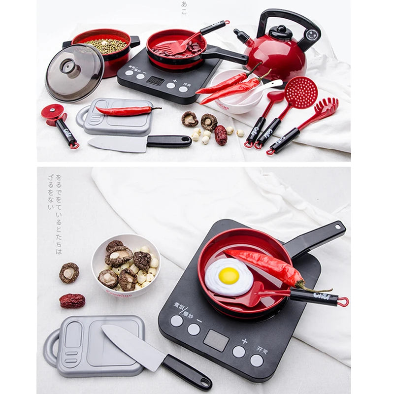 Kitchen Toy Set for Kids | Pretend Play Cooking Utensils