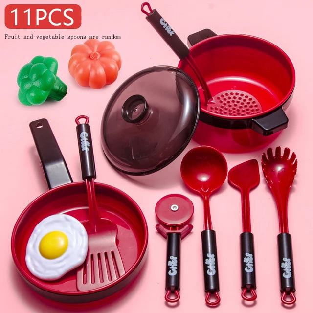 Kitchen Toy Set for Kids | Pretend Play Cooking Utensils