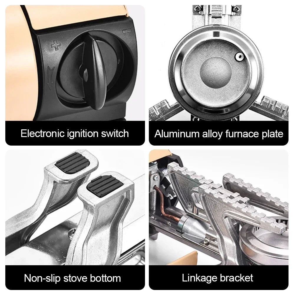 Portable Folding Butane Stove | High-Fire Outdoor Gas Stove