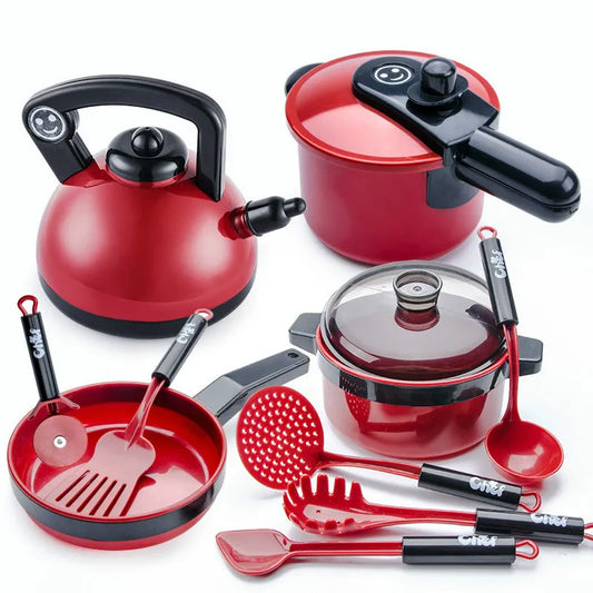 Kitchen Toy Set for Kids | Pretend Play Cooking Utensils