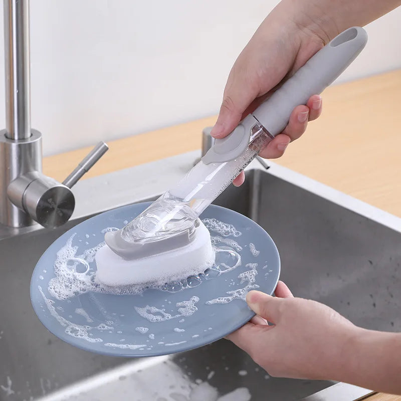2-in-1 Dish Brush with Soap Dispense