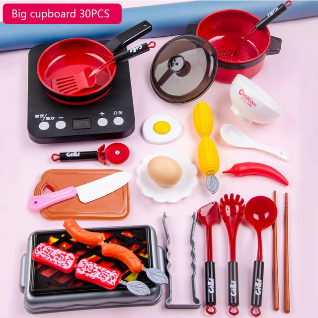 Kitchen Toy Set for Kids | Pretend Play Cooking Utensils