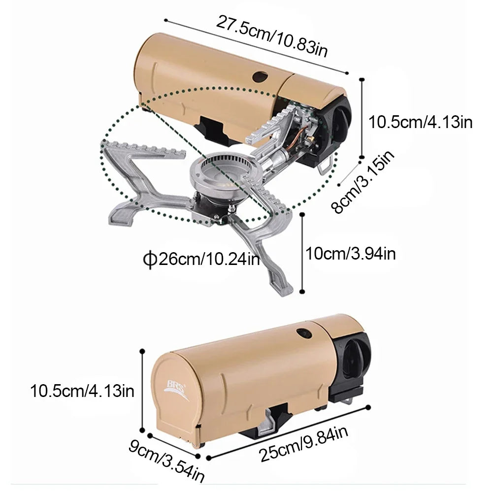 Portable Folding Butane Stove | High-Fire Outdoor Gas Stove