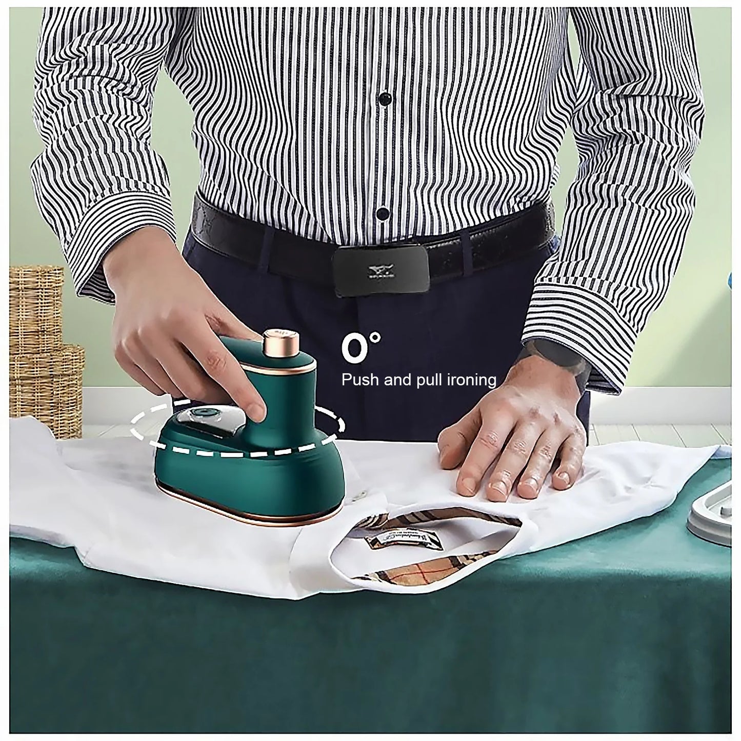 MOJOYCE Mini Professional Steam Iron - Portable & Efficient