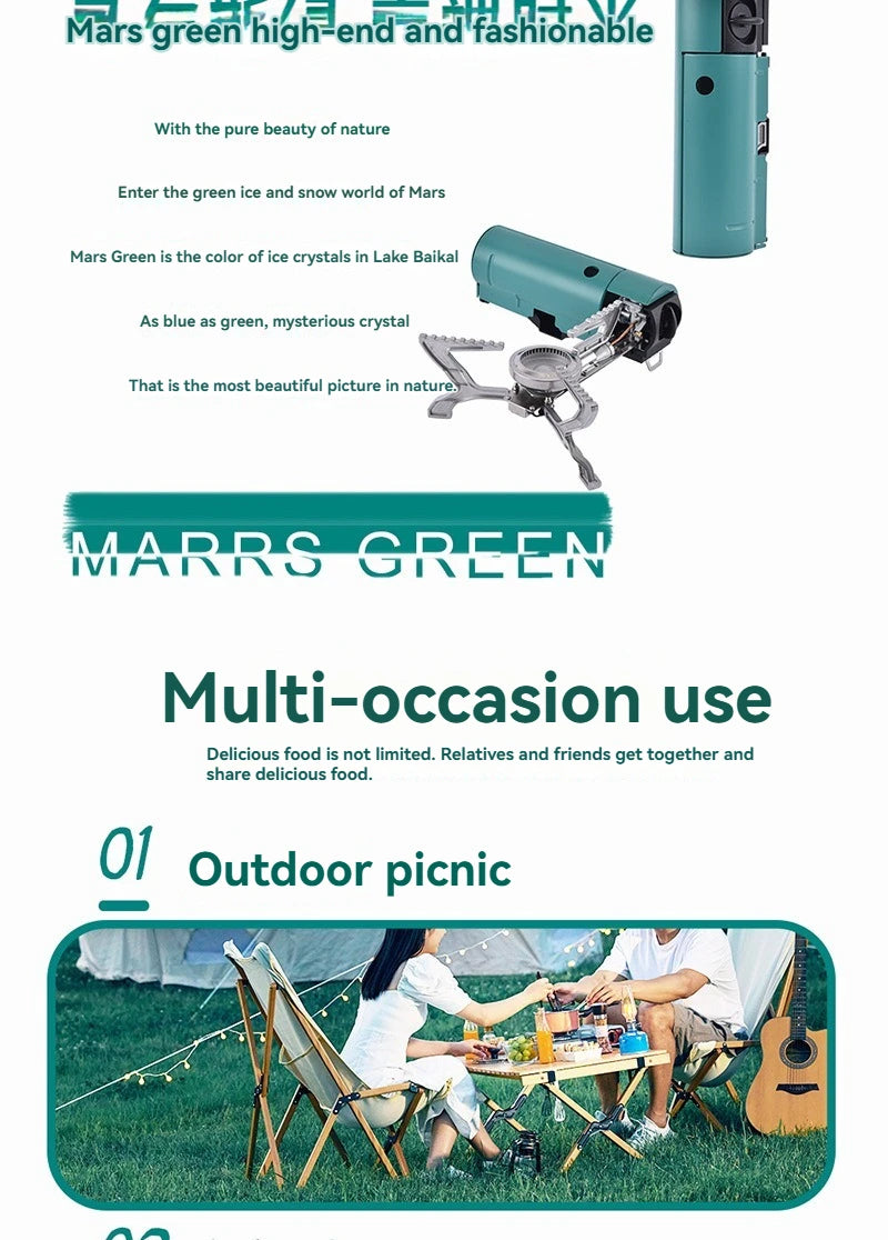 Portable Folding Butane Stove | High-Fire Outdoor Gas Stove