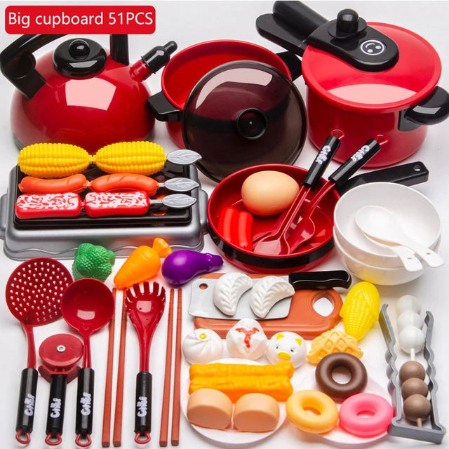 Kitchen Toy Set for Kids | Pretend Play Cooking Utensils