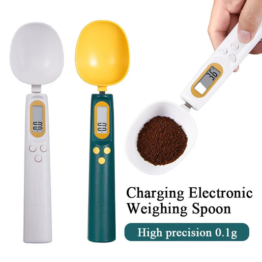 Digital Spoon Kitchen Scale | 500g 0.1g USB Rechargeable