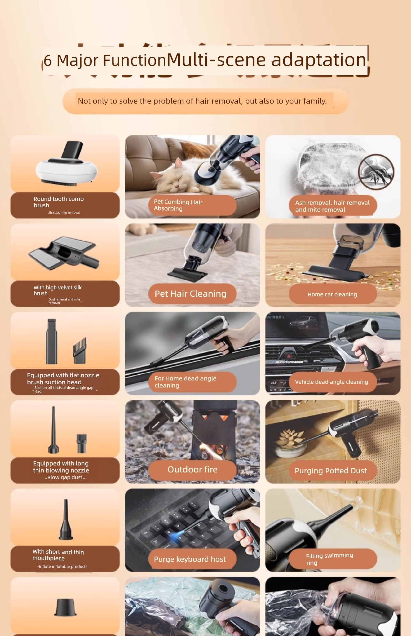 German Wireless Vacuum Cleaner for Pet Fur Removal