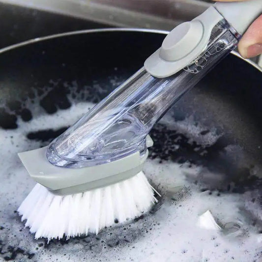 2-in-1 Dish Brush with Soap Dispense