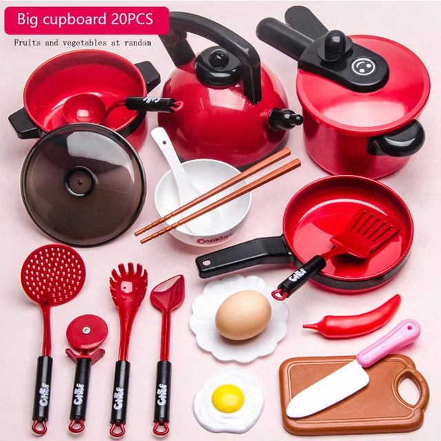 Kitchen Toy Set for Kids | Pretend Play Cooking Utensils